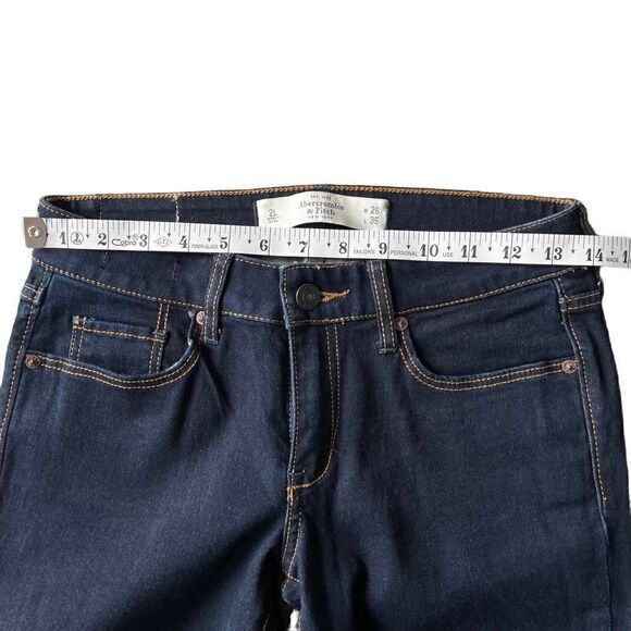 Abercrombie & Fitch “The A&F Skinny” Dark Wash Denim Jeans Women’s Size 2L - Picture 5 of 8